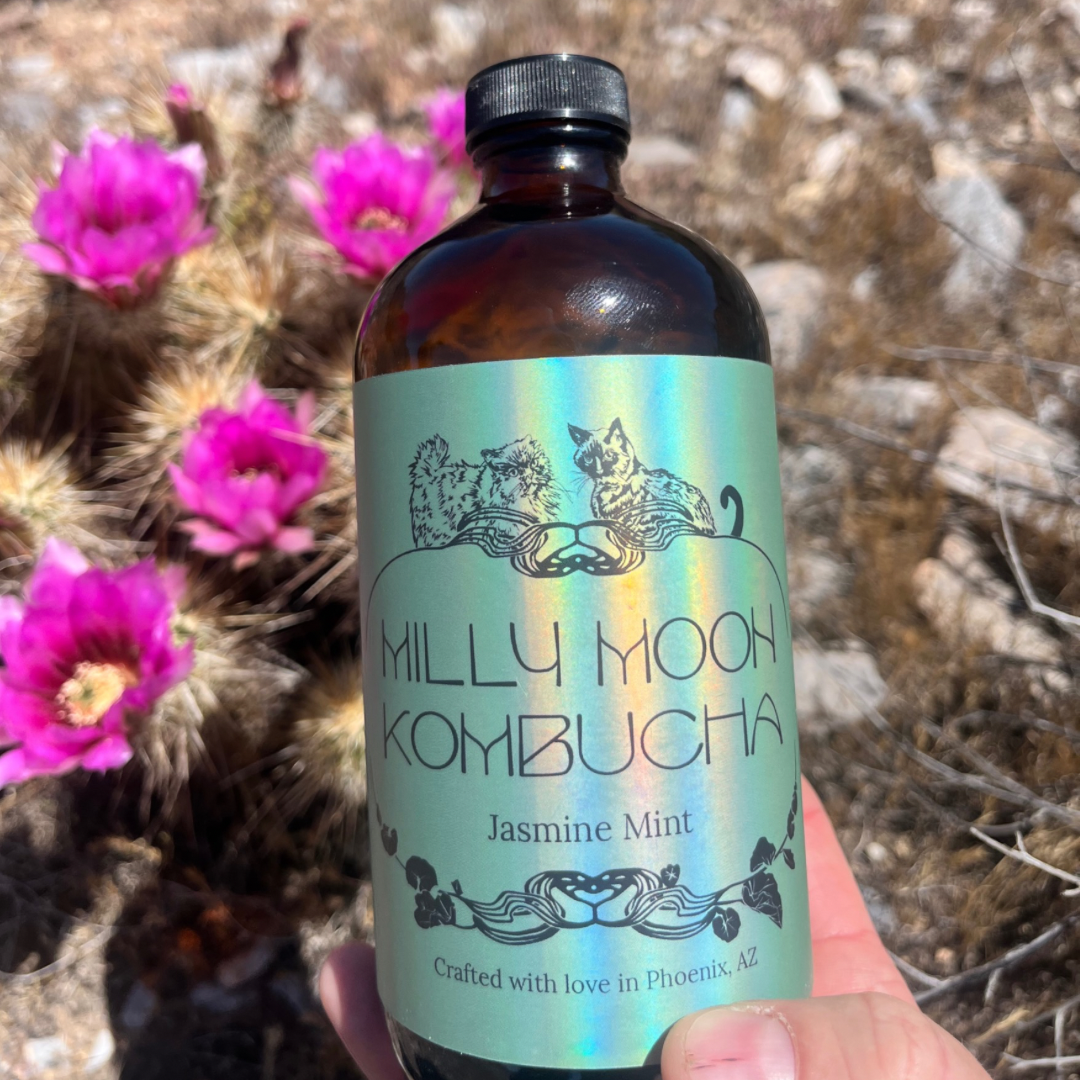 Jasmine Mint – Milly Moon Kombucha Jasmine Mint – Milly Moon Kombucha